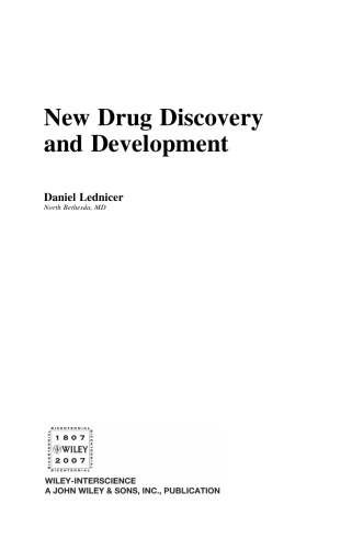 New Drug Discovery and Development