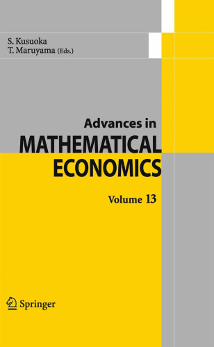 Advances in Mathematical Economics