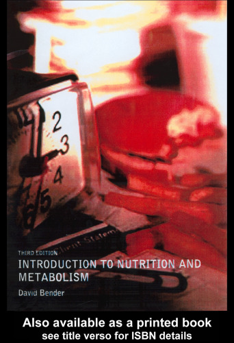 Introduction to Nutrition and Metabolism