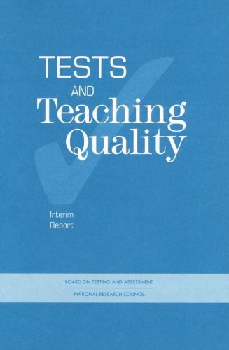 Tests and Teaching Quality (Compass Series)