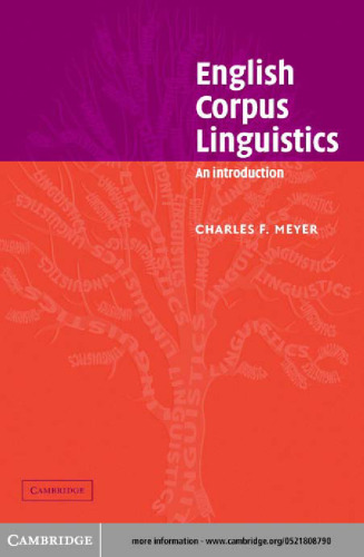 English Corpus Linguistics: An Introduction (Studies in English Language)