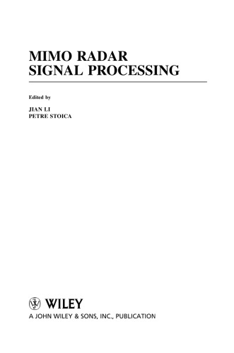 MIMO Radar Signal Processing