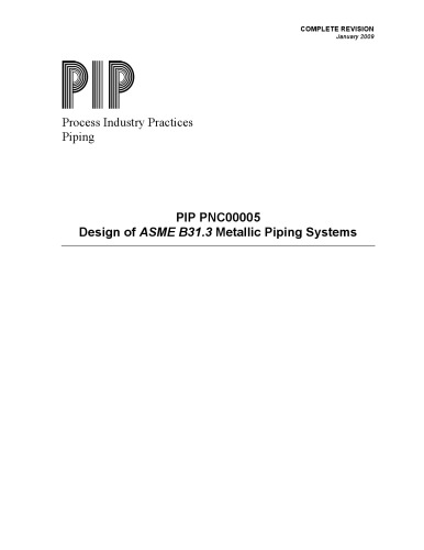 design of ASME B31.3 metalic piping systems