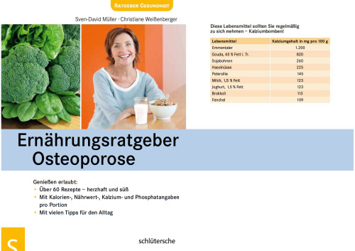 Ernährungsratgeber Osteoporose - Genießen erlaubt