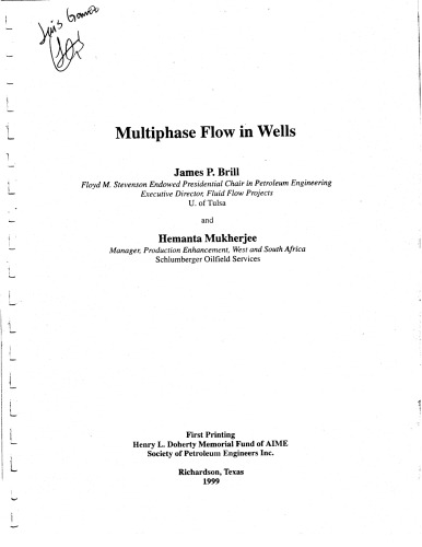 Multiphase Flow in Wells, No. 17