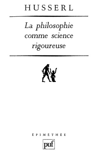 La Philosophie comme science rigoureuse