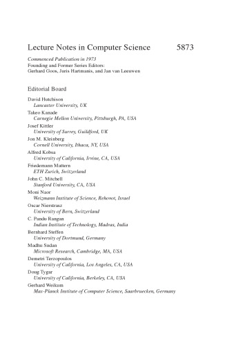 Stabilization, Safety, and Security of Distributed Systems: 11th International Symposium, SSS 2009, Lyon, France, November 3-6, 2009. Proceedings