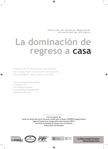 La dominación de regreso a casa: Impacto de la reinserción paramilitar en la seguridad humana de las mujeres