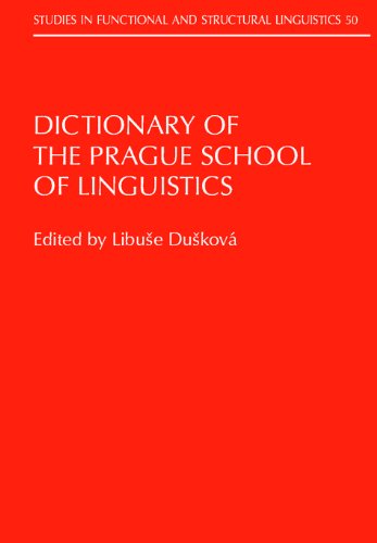 Dictionary of the Prague School of Linguistics