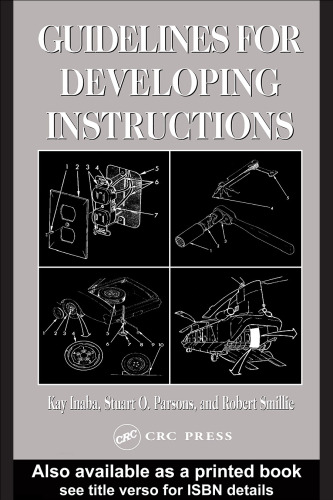 Guidelines for Developing Instructions, 1st edition