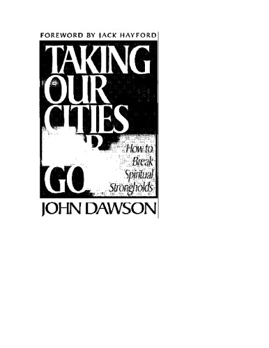 Taking Our Cities for God.