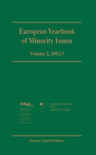 European Yearbook of Minority Issues: 2002-2003