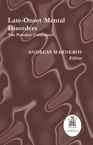 Late-Onset Mental Disorders