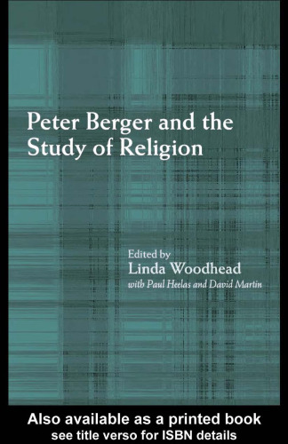 Peter Berger and the Study of Religion