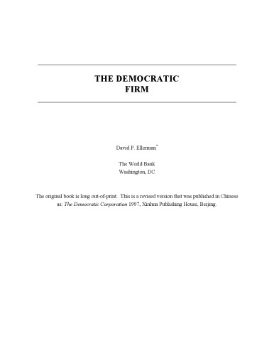 The Democratic Firm