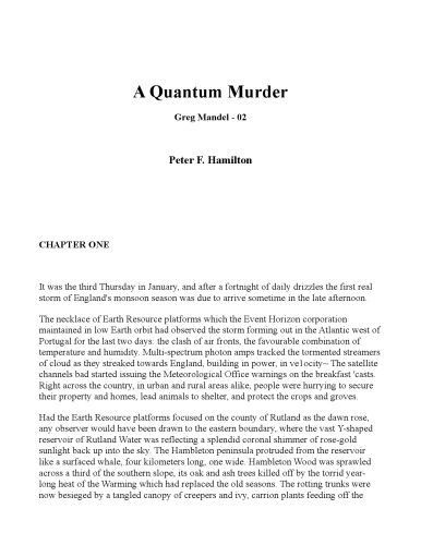 A Quantum Murder (Mindstar)