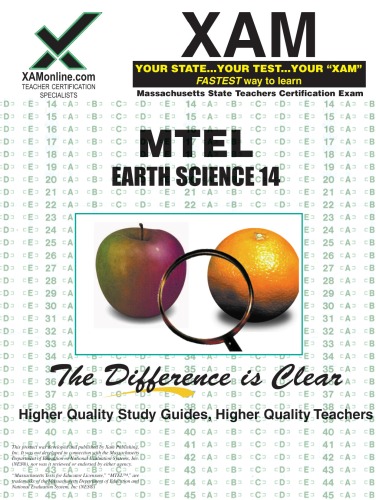 MTEL Earth Science 14 Teacher Certification Test Prep Study Guide, 2nd Edition (XAM MTEL)