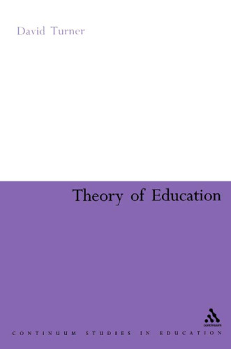 Theory of Education (Continuum Studies in Education)