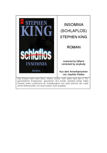 Schlaflos