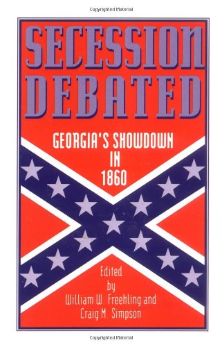 Secession Debated: Georgia's Showdown in 1860