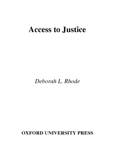 Access to Justice