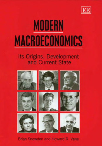 Modern Macroeconomics: Its Origins, Development And Current State