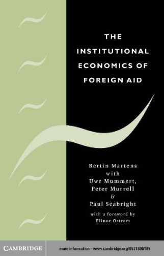 The Institutional Economics of Foreign Aid