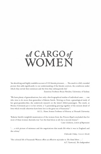 Cargo of Women: Susannah Watson and the Convicts of the Princess Royal