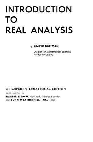 Introduction to Real Analysis