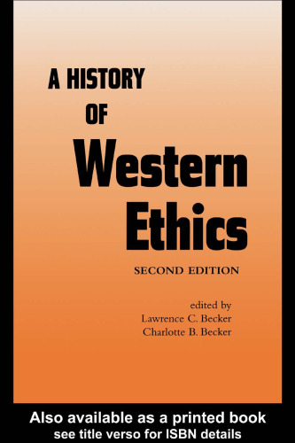 A History of Western Ethics