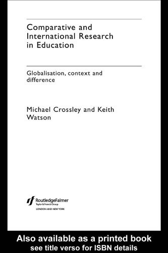 Comparative and International Research In Education