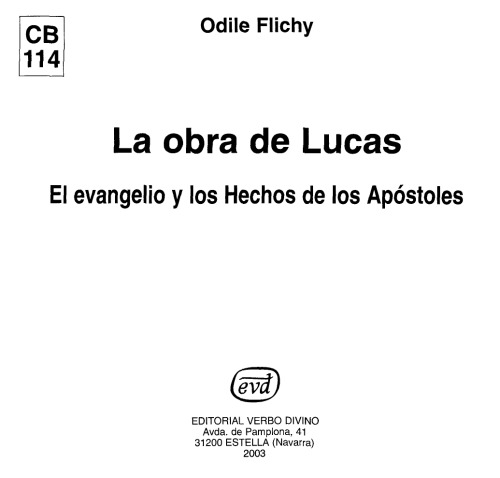 La Obra de Lucas