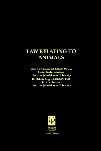 Law Relating To Animals