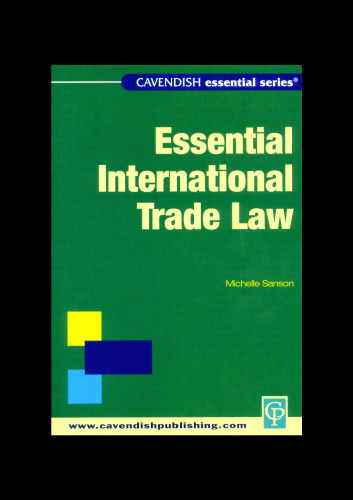 Essential International Trade Law (Australian Essentials)