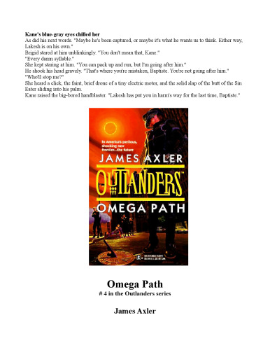 Outlanders 04 Omega Path