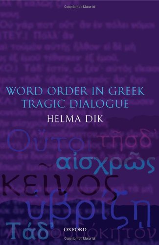 Word Order in Greek Tragic Dialogue