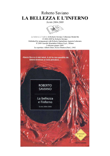 La bellezza e l'inferno. Scritti 2004-2009