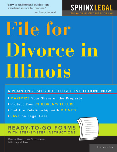 File for Divorce in Illinois, 4E (How to File for Divorce in Illinois)