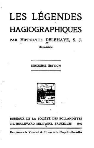 Les Légendes Hagiographiques