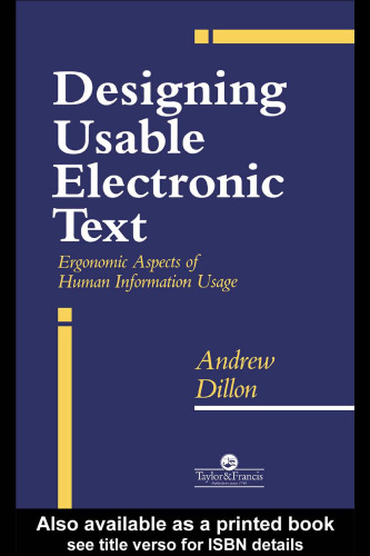 Designing Usable Electronic Text