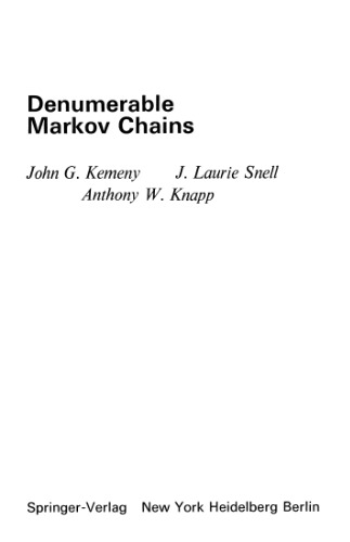 Denumerable Markov Chains