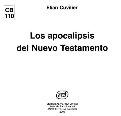 Los Apocalipsis del Nuevo Testamento