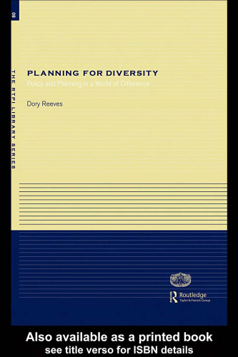 Planning for Diversity: Policy and Planning in a World of Difference (Rtpi Library)