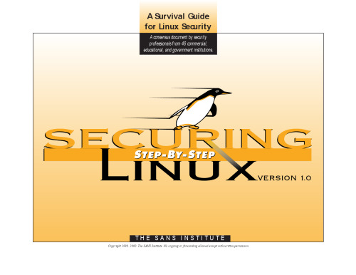 Securing Linux Step by Step