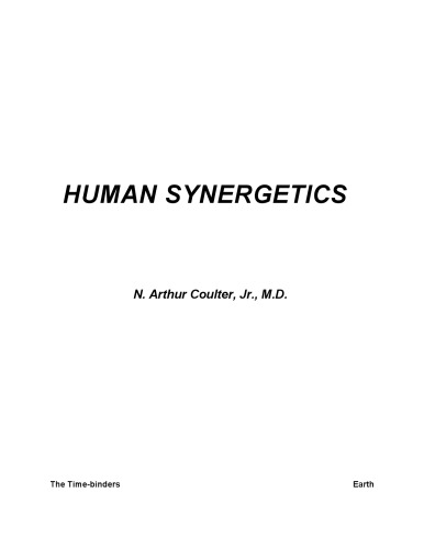 Synergetics: An Adventure in Human Development