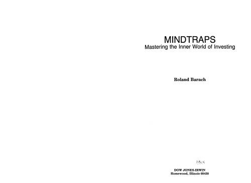 Mindtraps: Mastering the Inner World of Investing