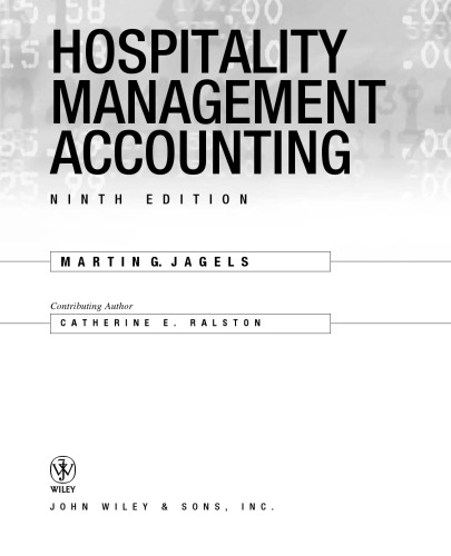 Hospitality Management Accounting