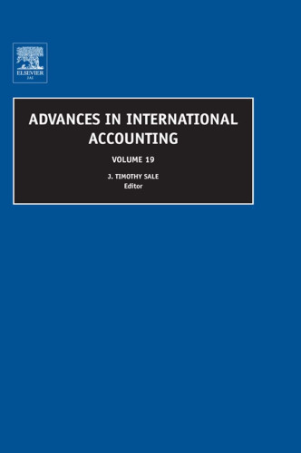 Advances in International Accounting, Volume 19