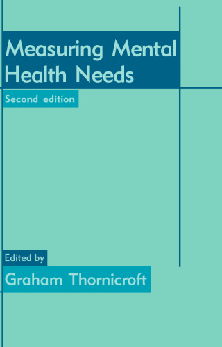 Measuring Mental Health Needs, 2nd Edition (CV Visual Arts Research)