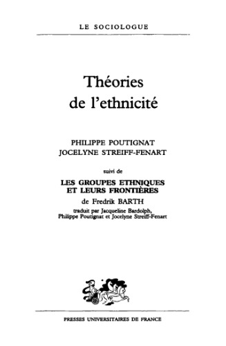 Théories de l'ethnicité